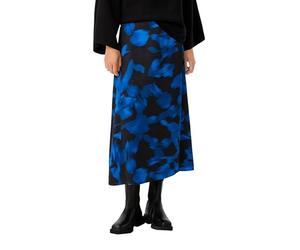 COMMA Satinrock mit All-Over-Print