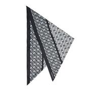 comma Tuch aus Baumwoll-Seide-Mix mit Label-Detail in Marine, Größe 1