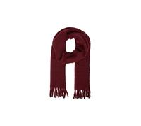 comma Schal mit Fransen in Bordeaux, Größe 1