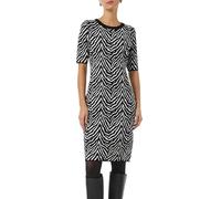 Comma Schmales Strickkleid mit Animal-Muster