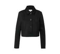 comma Regular Fit Blazer mit Eingrifftaschen in Black, Größe 38