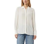 Comma Hemdbluse Relaxed Fit - semi-transparente, aus reiner Viskose - Offwhite Größe 38
