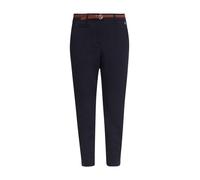 comma - Slim: Chino mit Gürtel blau - Gr. - 36