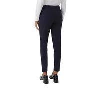 Anzughose COMMA Gr. 42, N-Gr, blau (navy) Damen Hosen Röhrenhosen mit Viskose und Slim fit (19705754-42)