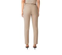 comma - Slim: Hose mit geschlitztem Saum beige - Gr. - 42