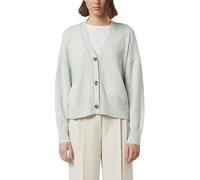Comma Strickjacke Softer Baumwollmix-Cardigan Oversize Türkis Größe 36
