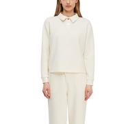 Comma Softes Sweatshirt mit Polokragen