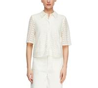 COMMA Spitzenbluse mit Viskose-Futter