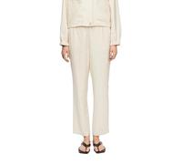 COMMA Straight-Leg-Hose mit Elastikbund aus Viskose-Mix
