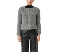 Comma Strickjacke mit Knopfleiste Anthrazit Größe 44