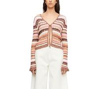 comma - Strickjacke beige|mehrfarbig - Gr. - 44