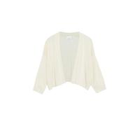 Strickjacke COMMA, Damen, Gr. M (38), beige (vanilla), Strick, Obermaterial: 66% Lyocell, 34% Baumwolle, unifarben, regular fit normal, ohne Ausschnitt, Bündchen, Strickjacken Strickjacke, mit Bündche