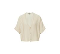 comma - Strickjacke creme - Gr. - M