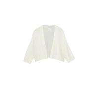 Strickjacke COMMA, Herren, Gr. S (36), ecru, Strick, Obermaterial: 66% Lyocell, 34% Baumwolle, unifarben, regular fit normal, ohne Ausschnitt, Bündchen, Strickjacken Strickjacke, mit Bündchen (2835563