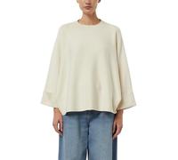 comma Strickpullover aus Viskose-Mix mit 3/4-Arm in Offwhite, Größe L