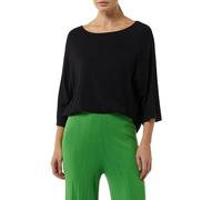 comma - Strickpullover in Feinstrick schwarz - Gr. - S