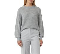 Comma Strickpullover aus Wollmix Damen Grau Größe 38