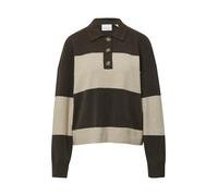 Strickpullover braun|beige 36