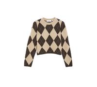 Comma - Strickpullover braun/beige - Gr. - 38