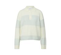 comma - Strickpullover creme|türkis - Gr. - 34