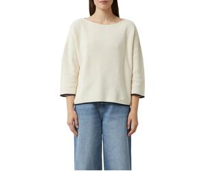 comma Strickpullover Damen Baumwolle weiß, 36