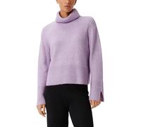 Comma Strickpullover mit breiter Rippblende