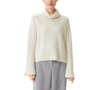 Comma Strickpullover mit breiter Rippblende
