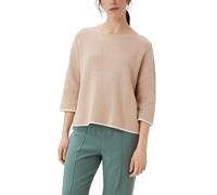 Comma Strickpullover mit Kontrast-Details