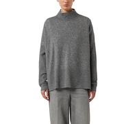 Comma Strickpullover mit Stehkragen aus Wollmix