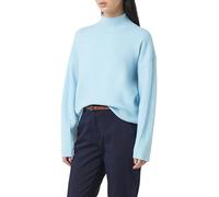 Comma Strickpullover mit Stehkragen und Biesen