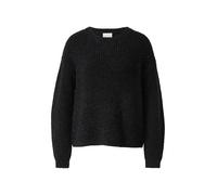 Comma Strickpullover Relaxed Fit mit Glitzergarn Grau Größe 38
