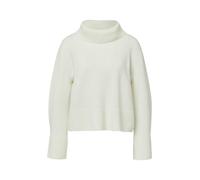 comma Loose Fit Strickpullover aus Woll-Mix mit Rollkragen in Weiss, Größe 40