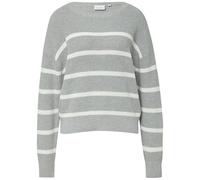 Comma Gestreifter Strickpullover im Relaxed Fit
