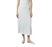 Comma Strukturierter Satinrock in Midi-Länge