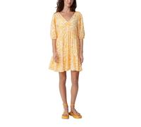 COMMA Stufenkleid aus Crêpe