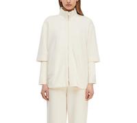 COMMA Sweatjacke aus weichem Jersey mit Rippdetails