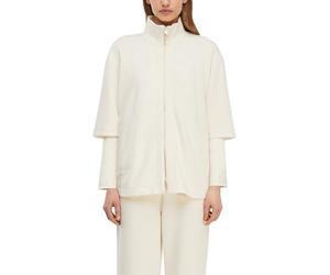 COMMA Sweatjacke aus weichem Jersey mit Rippdetails
