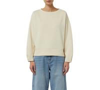 Comma Sweatshirt Damen Relaxed Fit Vanilla – Gr. 40 – 49% Polyester, 45% Viskose, 6% Elasthan