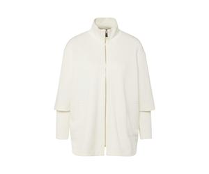 Comma - Sweatshirt Jacke creme - Gr. - 36