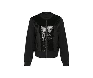 comma - Sweatshirt Jacke schwarz - Gr. - 36