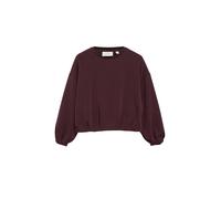 Sweater COMMA, Damen, Gr. 38, lila (plum), Sweatshirts Sweater, kurz geschnitten / Rundhals / Viskose-Stretch (15500431-38) plum