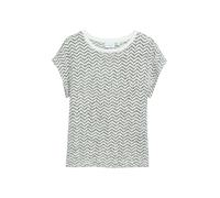 comma - Sweatshirt schwarz|creme - Gr. - 38