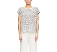 comma - Sweatshirt schwarz|creme - Gr. - 34