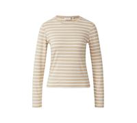 comma - T-Shirt beige/weiß - Gr. - 36