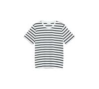 comma - T-Shirt blau/weiß - Gr. - 44
