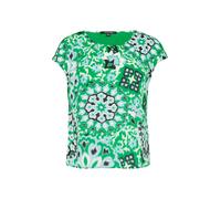 comma - T-Shirt grün|mehrfarbig - Gr. - 42