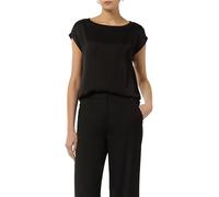 Comma T-Shirt im Fabricmix mit U-Boot-Ausschnitt