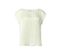 Comma T-Shirt im Fabricmix mit U-Boot-Ausschnitt