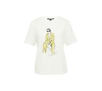 Comma T-Shirt im Relaxed Fit mit Frontprint