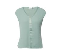 Blusenshirt im Fabricmix mit Satinkante 40 petrol 2176847.6211.40